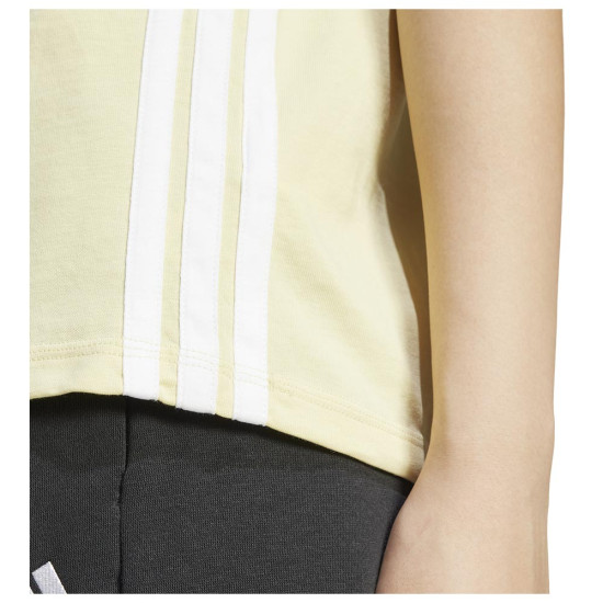 Adidas Γυναικεία κοντομάνικη μπλούζα Essentials 3-Stripes Single Jersey Tee